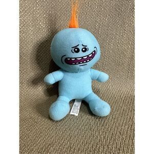 Mr. Meeseeks Plush Rick and Morty Blue Alien 7" Stuffed Animal Toy Factory